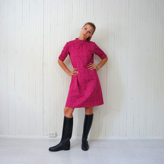 fuchsia pink summer dress