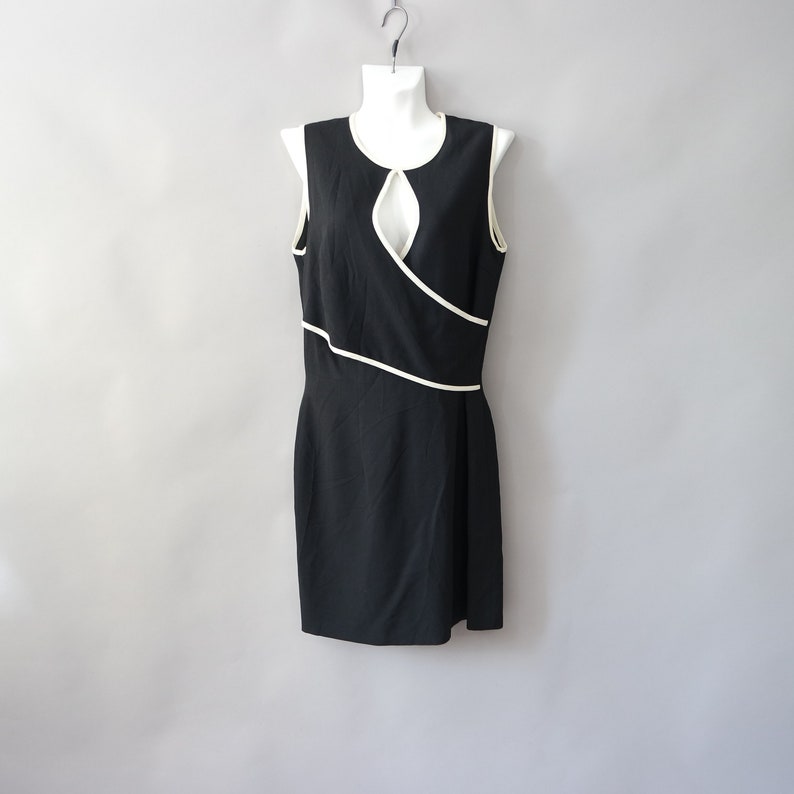 Vintage Black Formal Mini Dress / Mini ...