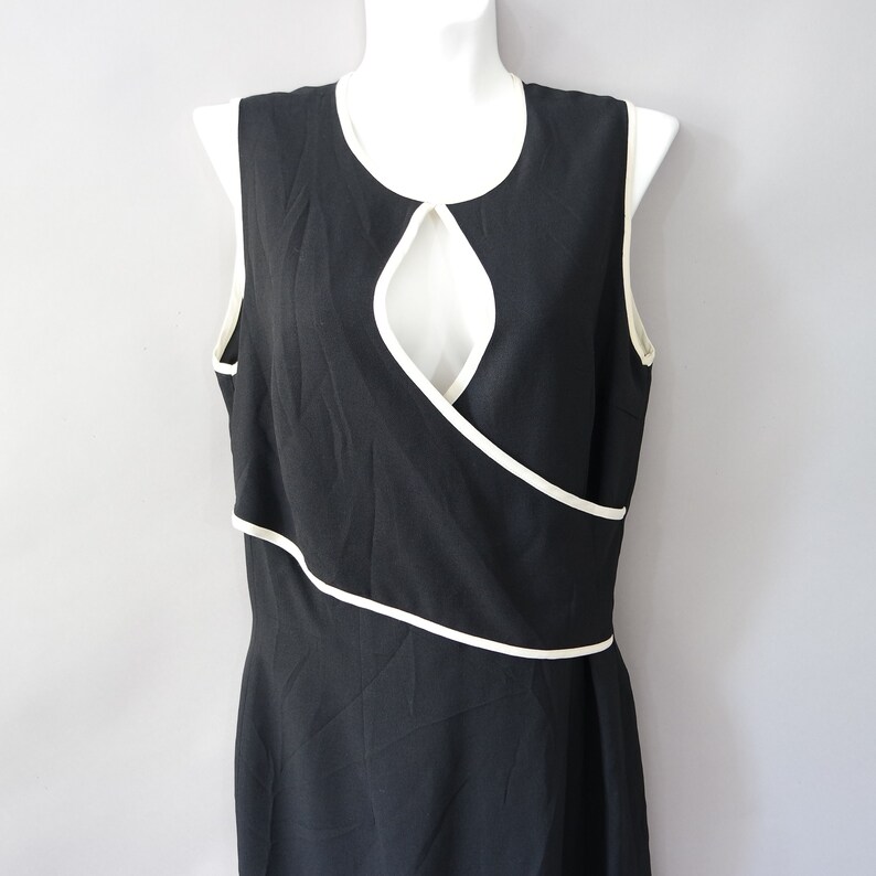 Vintage Black Formal Mini Dress / Mini ...