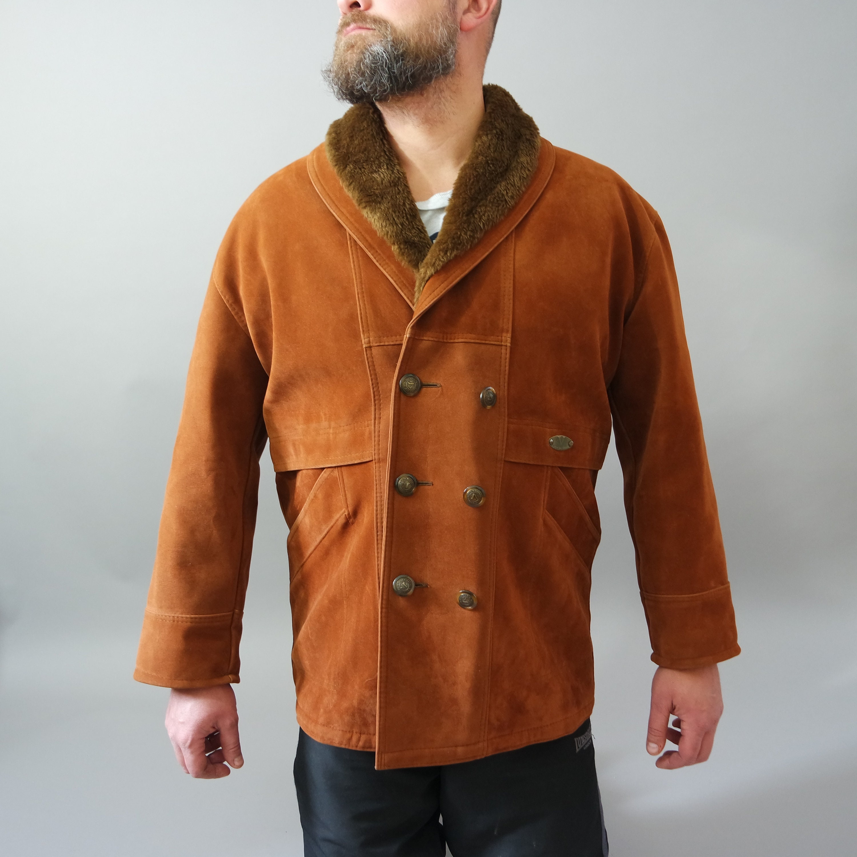 burnt orange winter coat