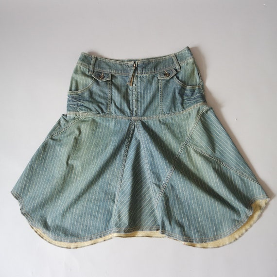 a line denim skirt uk
