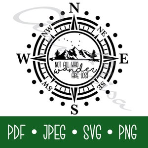 Not all who wander Decal Download