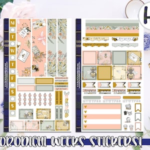 Hobo Weeks Bee-Unique Planner Stickers! Designed to fit the Hobonichi Weeks planner