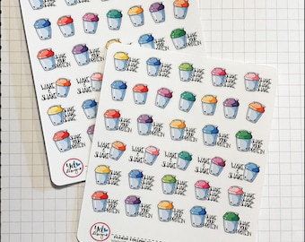 Protein Shake Planner Stickers!