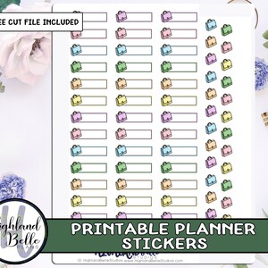 Briefcase PRINTABLE Planner Stickers!