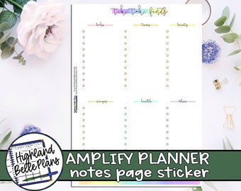 Amplify Planner Full Page Sticker: Tik Tok Finds