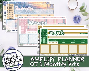 Amplify Planner Monthly Kit: Quarter 1