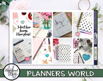 Vertical Planning Full Box Photo Stickers!