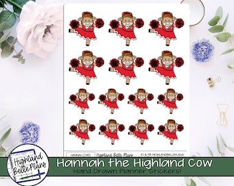 Hannah Loves Georgia Football Hand Drawn Planner Stickers! Perfect for all size planners!