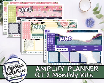 Amplify Planner Monthly Kit: Quarter 2