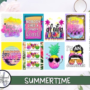 Vertical Summertime Full Boxes! Perfect for vertical planners.