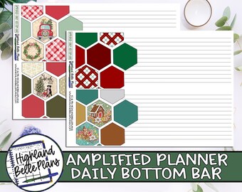 Amplify Planner Holiday Bottom Bar