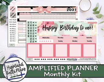 Amplify Planner Monthly Kit- Birthday Month