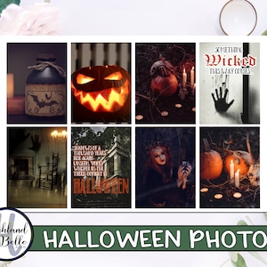 Vertical Halloween Full Box Photo Stickers!