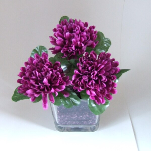 Flower Pen - Button Daisy, Gerbera Daisy, Pink Mum,