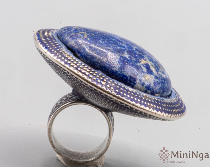 Old Rajasthani Silver Ring - Size 6.5 - Ethnic Tribal Indian Silver ...
