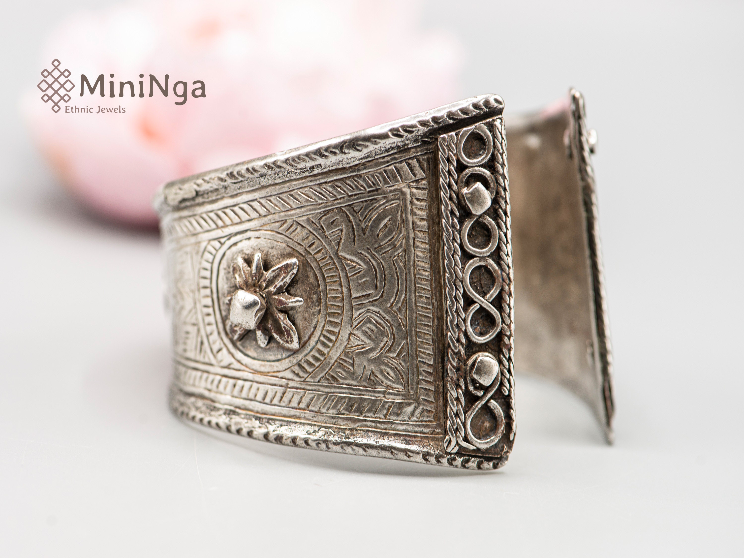 RESERVADO Pulsera de plata bereber vintage de Marruecos Etsy