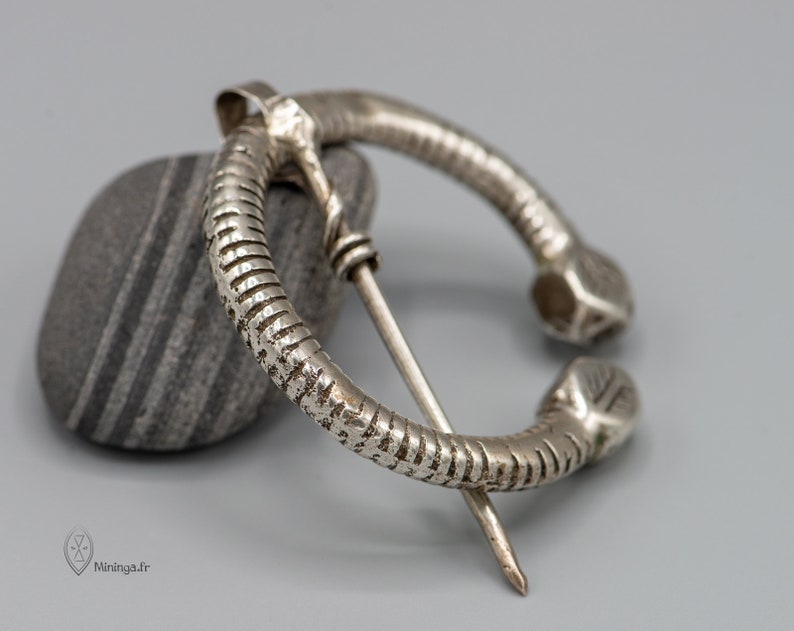Antique Berber silver brooch from Tunisia