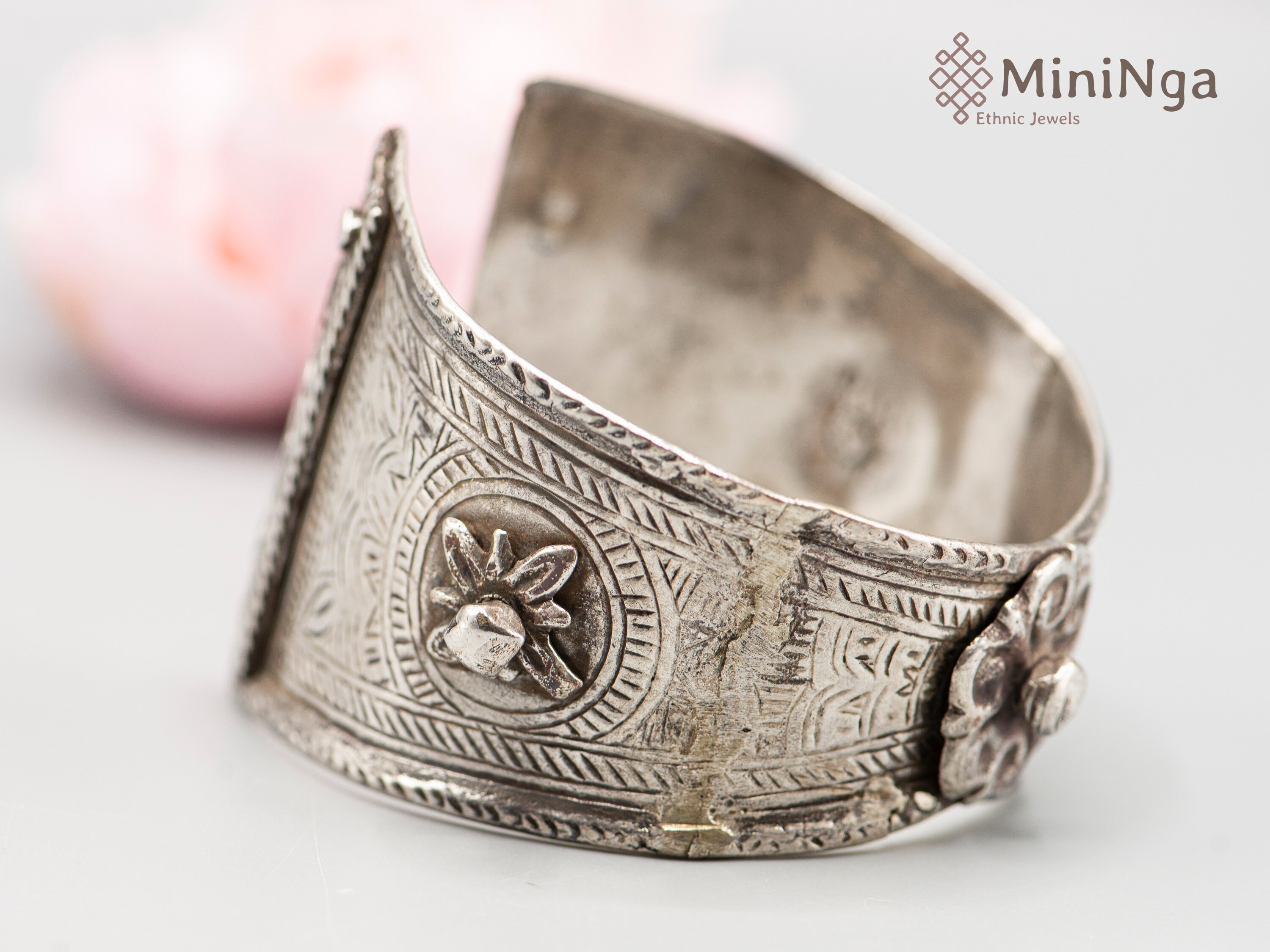 RESERVADO Pulsera de plata bereber vintage de Marruecos Etsy