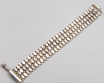 Vintage Rajasthan Ribbon Bracelet – Handmade Indian Bracelet – Ethnographic Jewelry