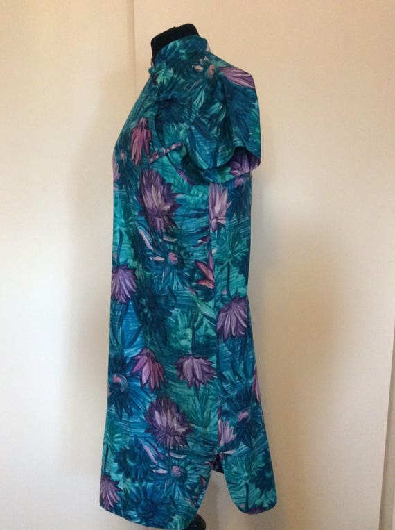 Vintage Hawaiian Cheongsam  Dress - M - image 5