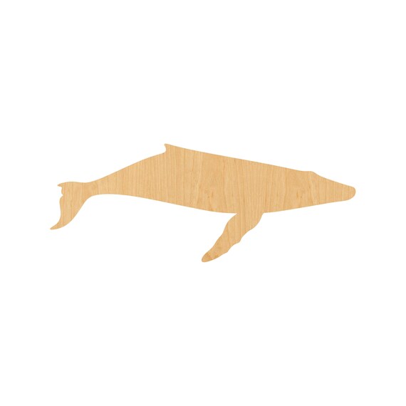 Whale - Laser Cut Out Unfinished Wood Craft Shape SEA89 Whale - Laser Cut Out Unfinished Wood Craft Shape SEA89