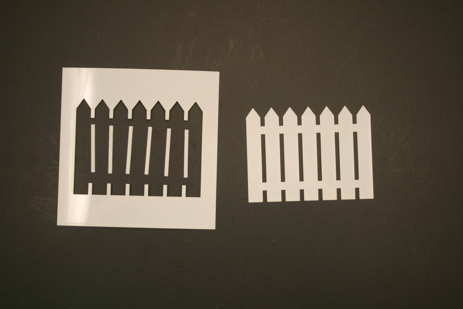 Picket Fence Reusable Mylar Stencil Art Supplies Etsy