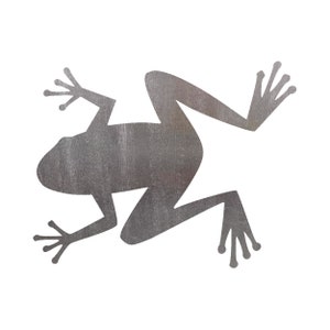 Frog 1 Steel Cut Out Shape Metal Art Decoration Home Decor Craft Supply
