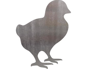 Baby Chick Steel Cut Out Shape Metal Art Decoration Home Decor Craft Supply