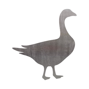 Goose 1 Steel Cut Out Shape Metal Art Decoration Home Decor Craft Supply