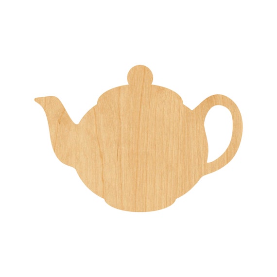 Drink Teapot - Laser Cut Out Unfinished Wood Craft Shape FOD5 Drink Teapot - Laser Cut Out Unfinished Wood Craft Shape FOD5