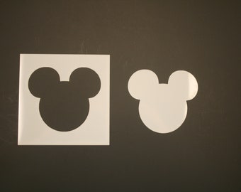 Mickey Mouse Ears Reusable Mylar Stencil - Art Supplies