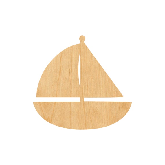 Boat - Laser Cut Out Unfinished Wood Craft Shape BOT34 Boat - Laser Cut Out Unfinished Wood Craft Shape BOT34