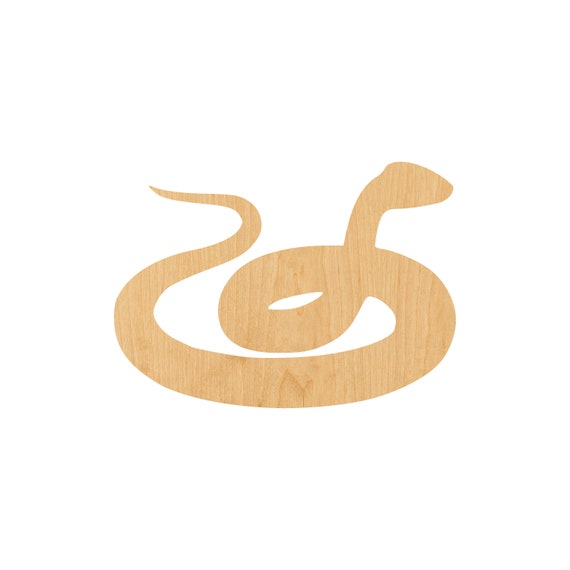 Snake - Laser Cut Out Unfinished Wood Craft Shape REP32 Snake - Laser Cut Out Unfinished Wood Craft Shape REP32