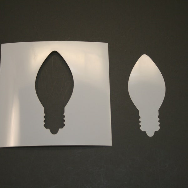 Christmas Light Stencils Etsy