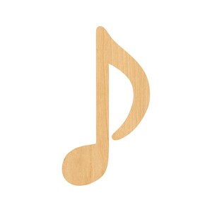 Wooden Music Notes From TheCraftyCrocodile