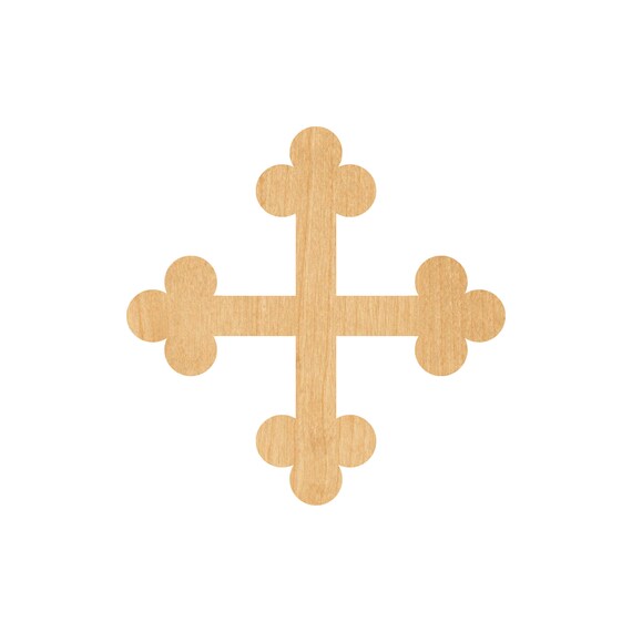 Cross - Laser Cut Out Unfinished Wood Craft Shape REL15 Cross - Laser Cut Out Unfinished Wood Craft Shape REL15