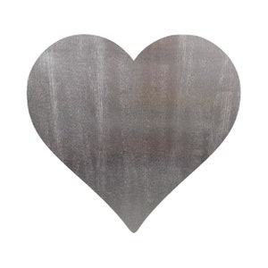 Heart 1 Steel Cut Out Shape Metal Art Decoration Home Decor Craft Supply