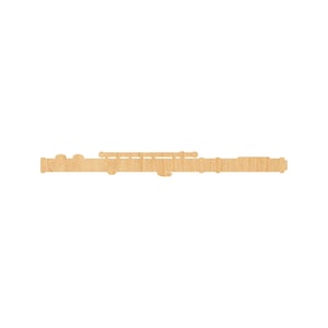 Flute Laser Cut Out Wood Shape Craft Supply - Woodcraft Cutout