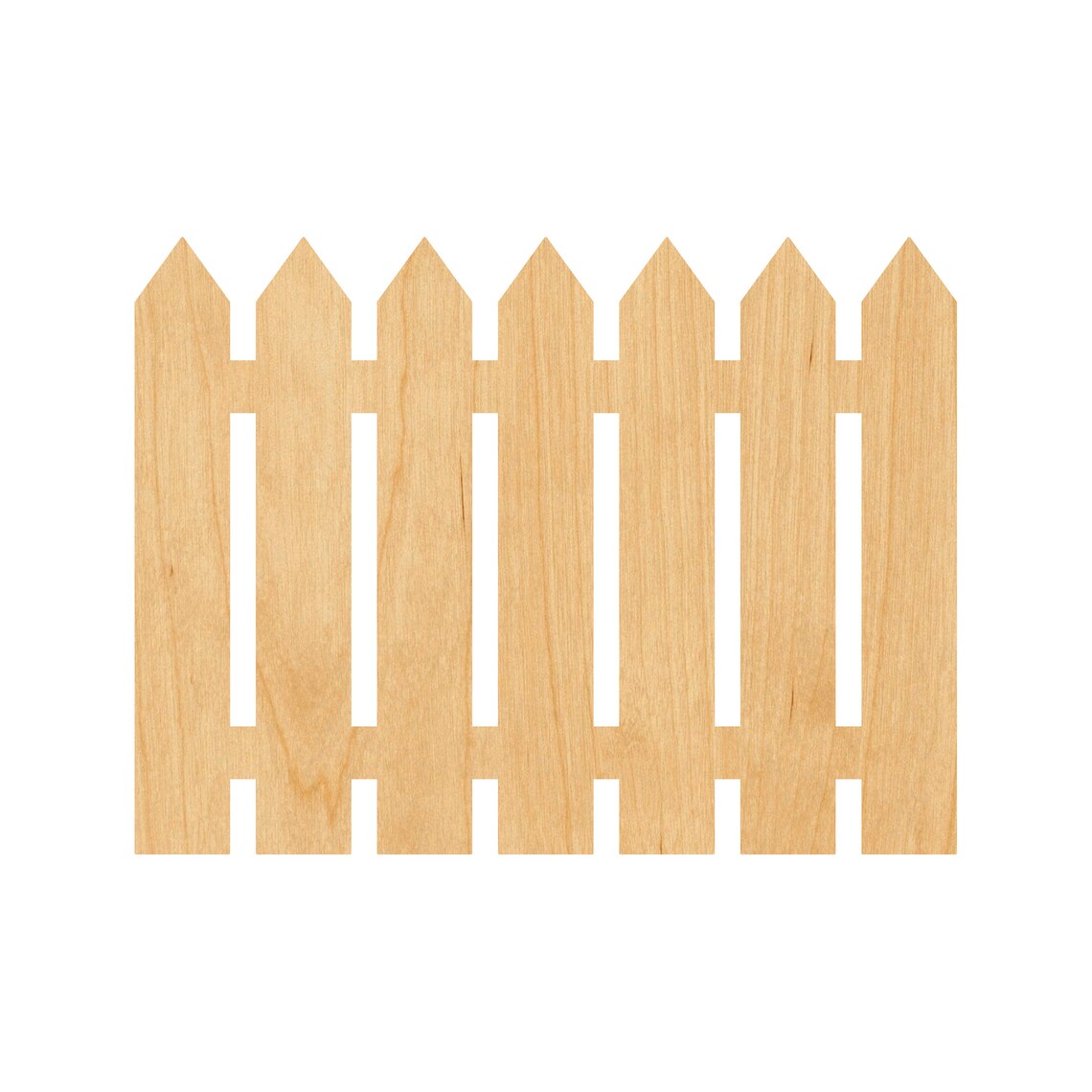 Picket Fence Laser Cut Out Wood Shape Craft Supply Etsy