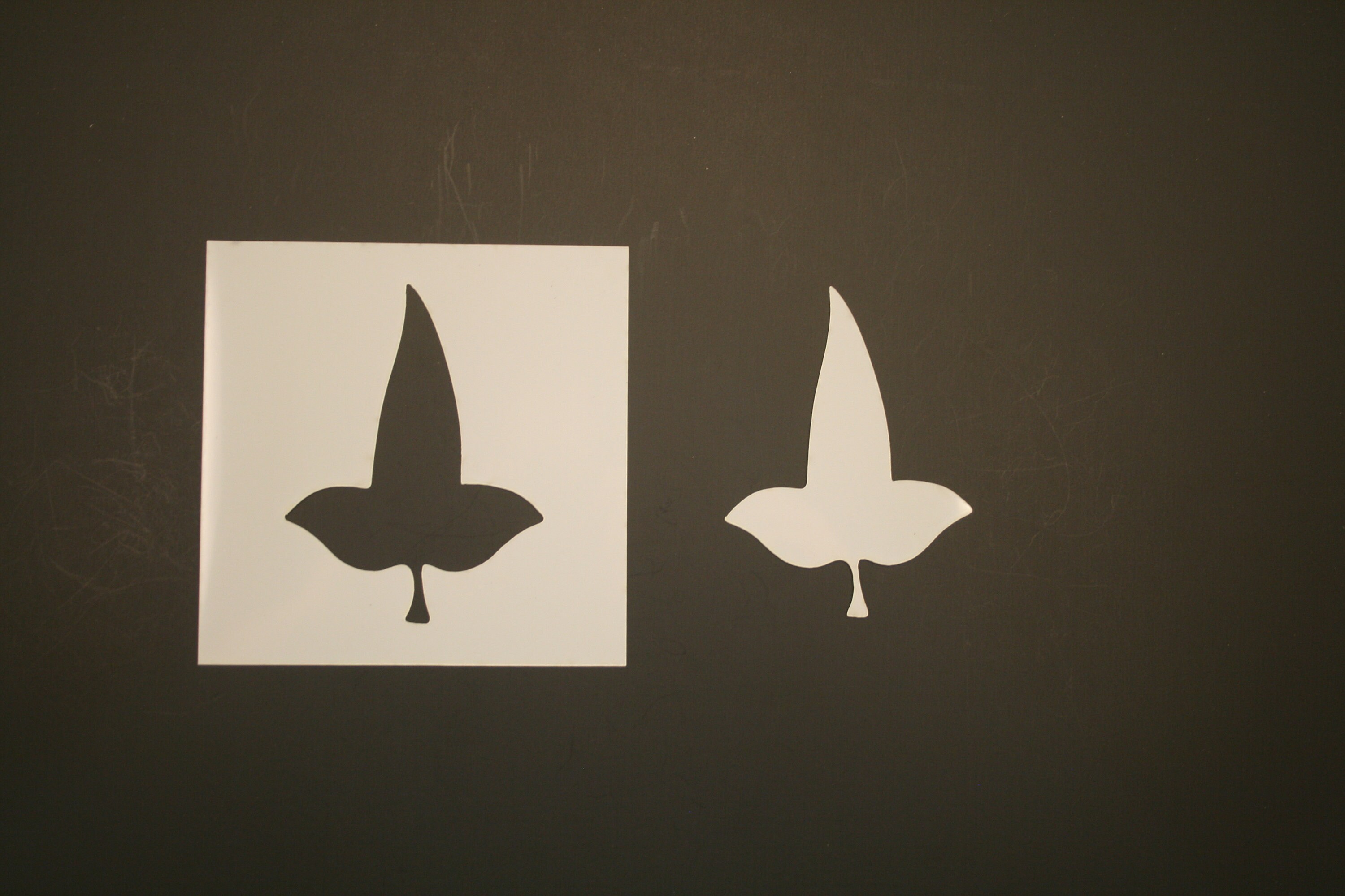 Mallorn Leaf Reusable Mylar Stencil Art Supplies Etsy