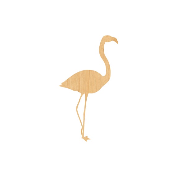 Bird Flamingo - Laser Cut Out Unfinished Wood Craft Shape BRD99 Bird Flamingo - Laser Cut Out Unfinished Wood Craft Shape BRD99