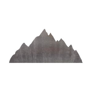 Mountain Range Steel Cut Out Shape Metal Art Decoration Home Decor Craft Supply