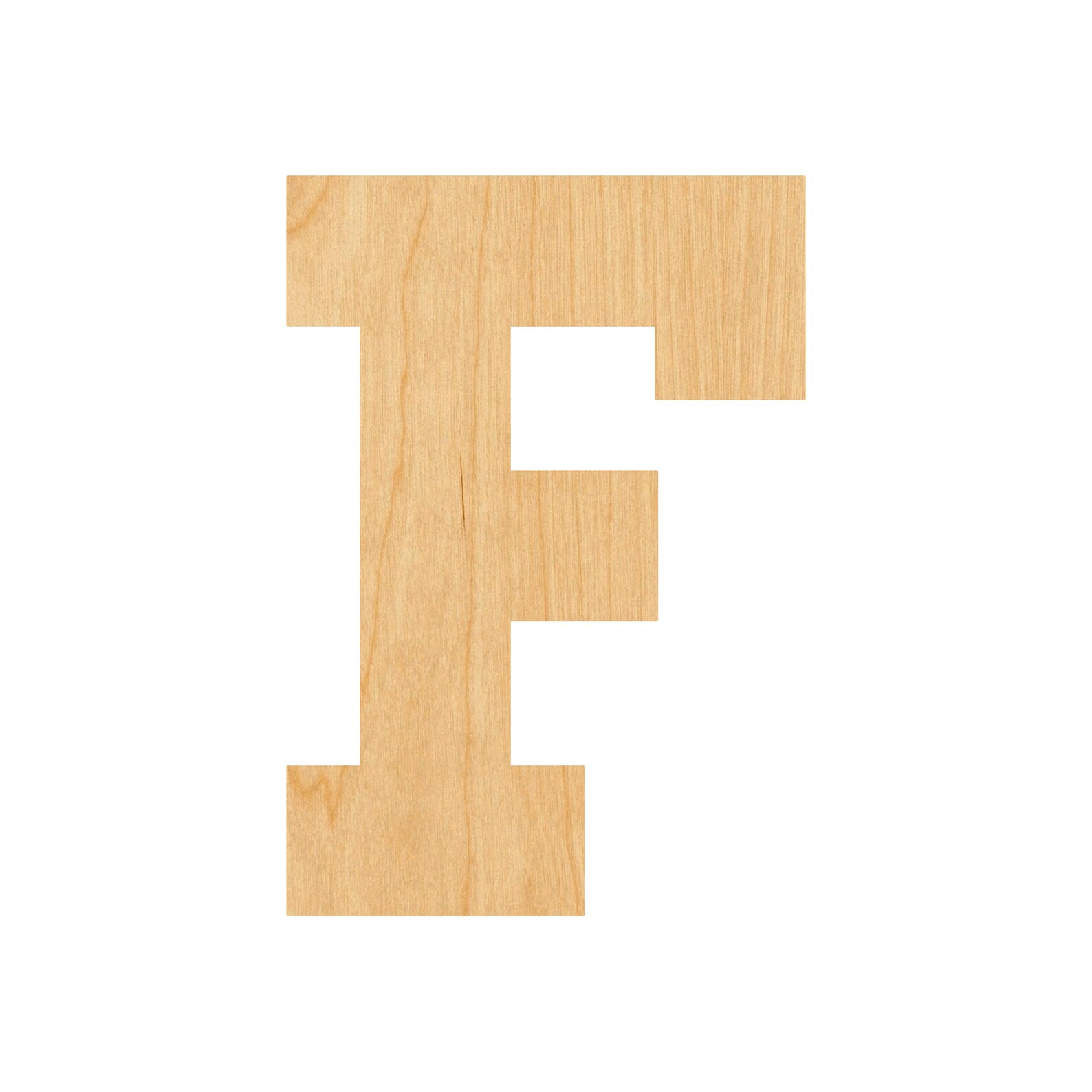 Letter F Laser Cut Out Wood Shape Craft Supply Woodcraft - Etsy