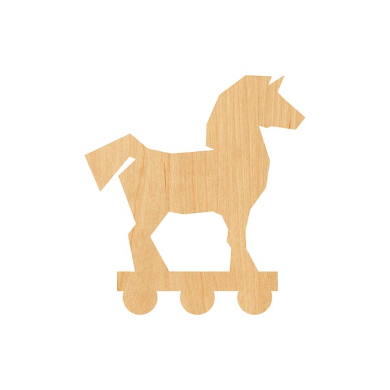 Horse - Laser Cut Out Unfinished Wood Craft Shape HRS74 Horse - Laser Cut Out Unfinished Wood Craft Shape HRS74