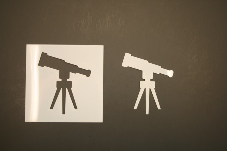 Telescope Reusable Mylar Stencil Art Supplies