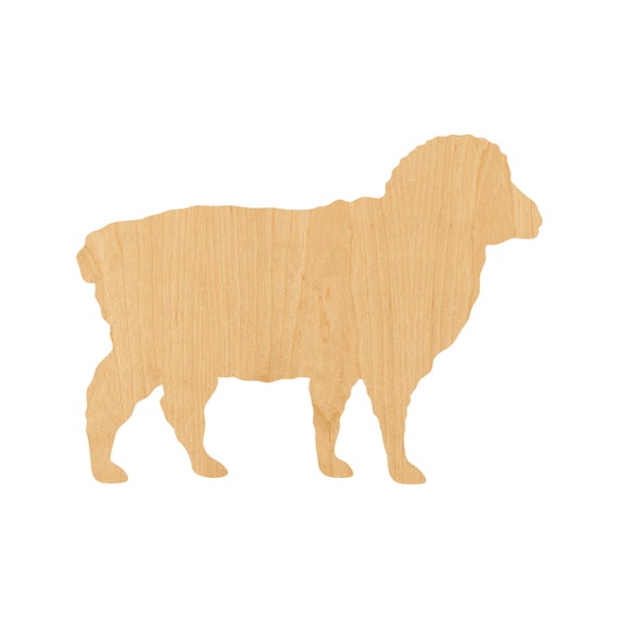 Sheep - Laser Cut Out Unfinished Wood Craft Shape SHP19 Sheep - Laser Cut Out Unfinished Wood Craft Shape SHP19
