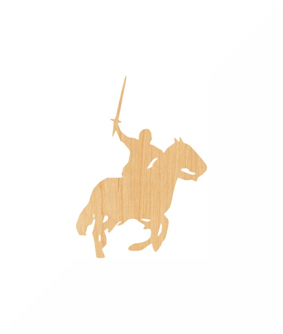 Knight - Laser Cut Out Unfinished Wood Craft Shape HRS2 Knight - Laser Cut Out Unfinished Wood Craft Shape HRS2