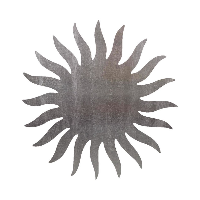 The Sun 2 Steel Cut Out Shape Metal Art Decoration Home Decor Etsy