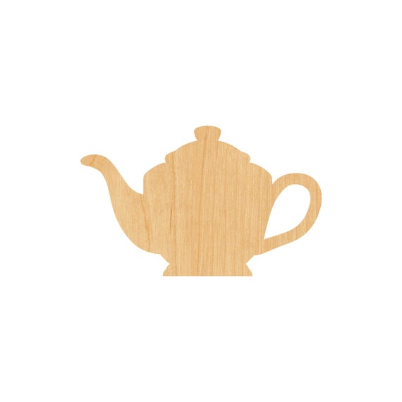Drink Teapot - Laser Cut Out Unfinished Wood Craft Shape FOD5 Drink Teapot - Laser Cut Out Unfinished Wood Craft Shape FOD5